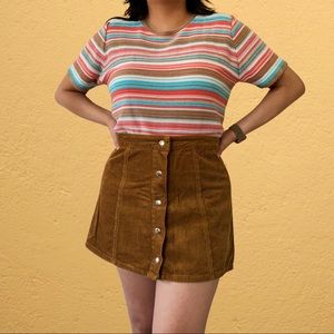 Vintage 70s or 80s striped knit sweater top